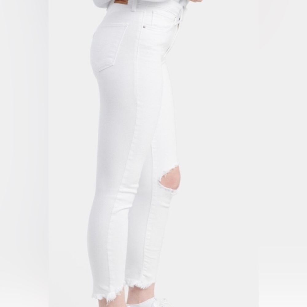 40. Levi’s 721 High Rise Ankle Skinny Raw Hem Women’s Jeans Size 26